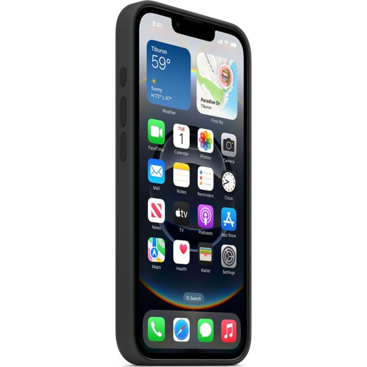 Apple iPhone 16e Silicone Case Black