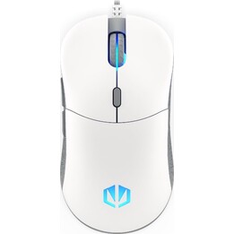 ENDORFY GEM Plus Onyx Weiß USB Typ-C Optische Maus für Rechtshänder, 19000 DPI
