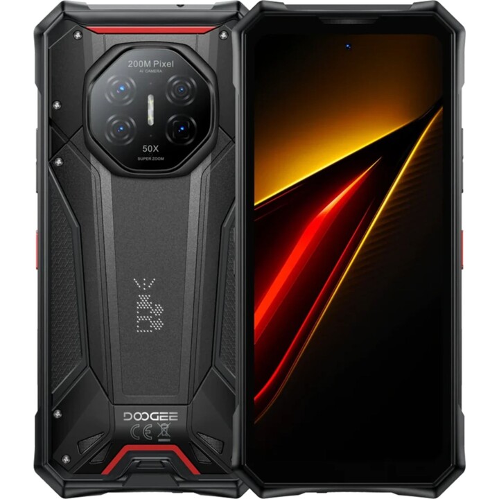 Doogee S300 Pro, 16 GB 512 GB, LCD 6,78 IPS FHD+, 11000 mAh, Nero