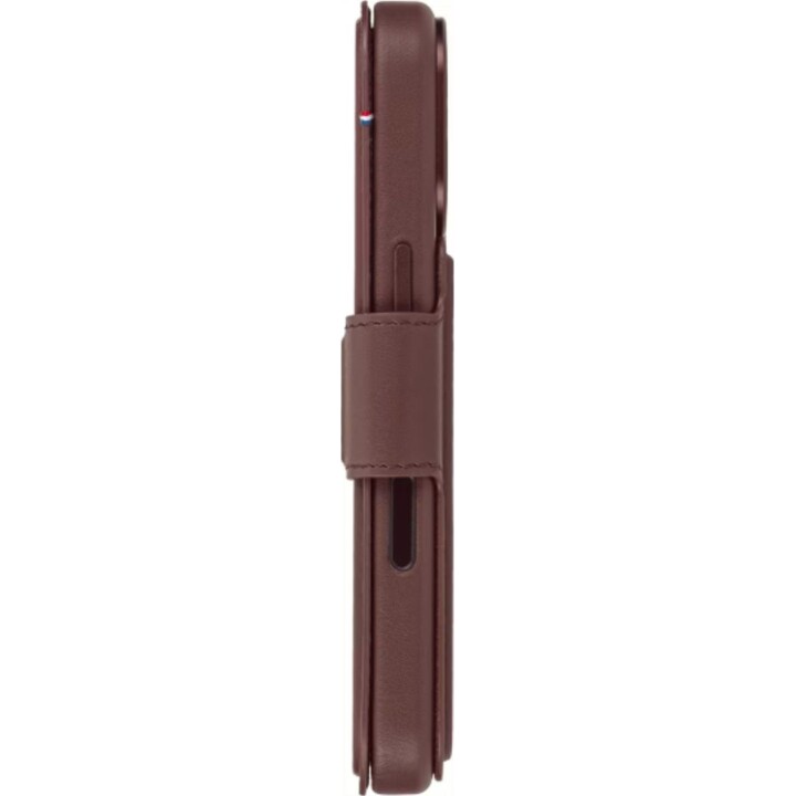 Decoded Detachable Wallet Case for iPhone 17 with MagSafe, Genuine Leather Chocolate Brown