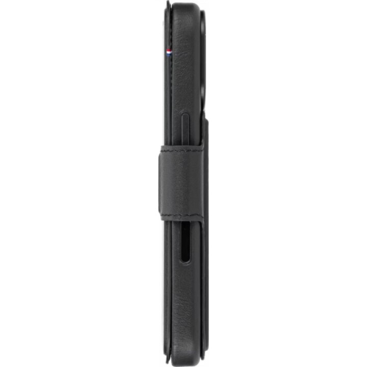 Decoded Abnehmbare Brieftasche für iPhone 17 Pro mit MagSafe, Echtes Leder Schwarz