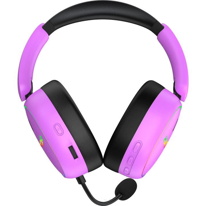 Cuffie da gaming wireless Hator Phoenix 2, viola.
