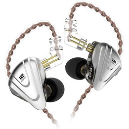 Fones de ouvido intra-auriculares KZ ZSX SEM MICROFONE