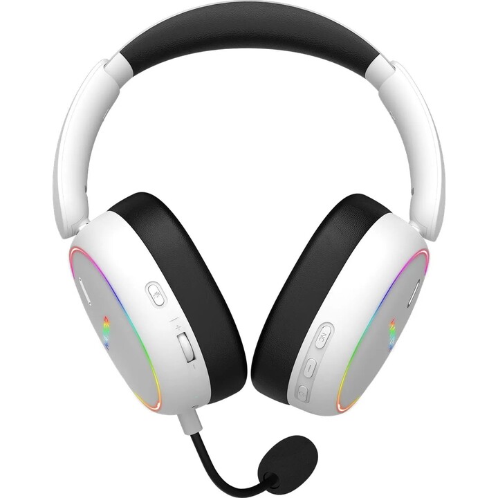 HATOR Phoenix 2 Wireless Casque Avec fil &sans fil Arceau Gaming USB Type-C / USB Type-A Bluetooth Blanc
