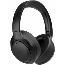 Kruger&Matz F8A wireless supra-aural headphones with active noise cancellation, black.