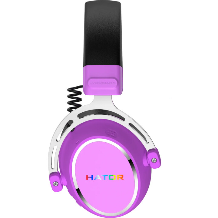 HATOR Hypergang 3 Wireless Gaming-Headset – Hi-Res Audio, Hybrid ANC, 45h Akku, Spatial Audio, Bluetooth & 2.4GHz, abnehmbares M