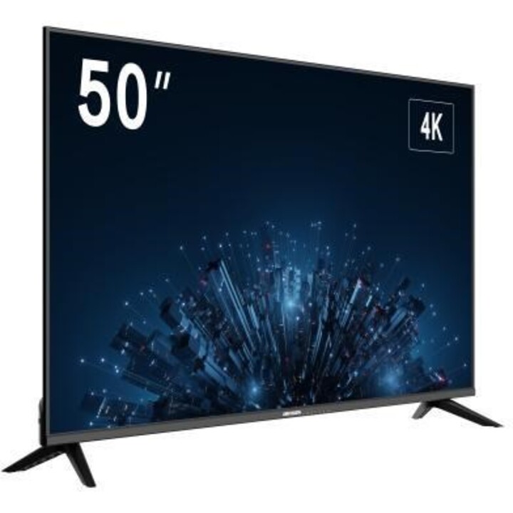 Hikvision DS-D5050U3-1V0S pantalla para PC 127 cm (50") 3840 x 2160 Pixeles 4K Ultra HD LED Negro