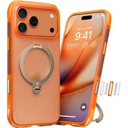 TORRAS Ostand Spin Air - etui do iPhone 17 Pro Max kompatybilne z MagSafe (horizon orange)
