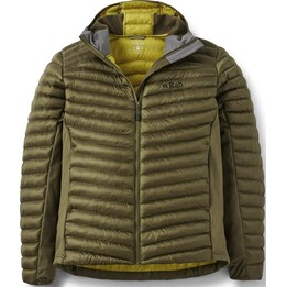 Kurtka ocieplana Rab Cirrus Flex Hoody - olive rozmiar: l