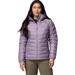 Kurtka ocieplana damska Columbia Powder Lite II Hooded Jacket - shale purple rozmiar: s