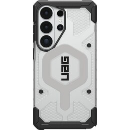 Custodia magnetica trasparente UAG Pathfinder con modulo magnetico integrato per Samsung Galaxy S26 Ultra (Ghiaccio/Argento)