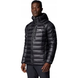 Jaqueta com capuz Columbia Arctic Crest Down - Preta, Tamanho: G