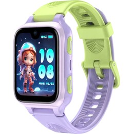 Lagenio K9 Violet, résistance IP68, 4G, GPS avec IA - Montre connectée pour enfants