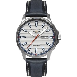 Relógio Bauhaus Aviation em titânio 28621, 42 mm
