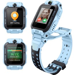 imoo Z7 Schermo touchscreen digitale TFT da 3,3 cm (1,3") con risoluzione 240 x 240 pixel, 4G, blu, Wi-Fi e GPS (satellite)