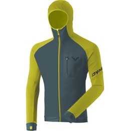 Jaqueta com capuz Dynafit Radical Polartec - Verde Lima e Dourado - Tamanho: P