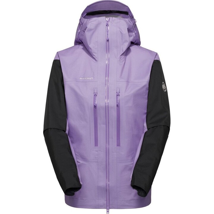 Kurtka w góry damska Mammut Taiss Light HS Hooded Jacket - lavandin/black rozmiar: l