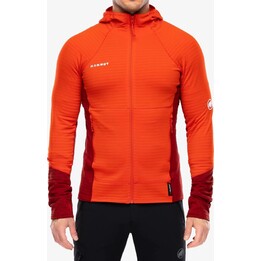 Giacca con cappuccio Mammut Taiss ML - Rosso/Rosso scuro Taglia: M