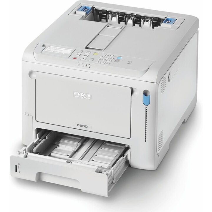 OKI C651dn Farblaserdrucker A4 35ppm Duplex Netzwerk Weiß