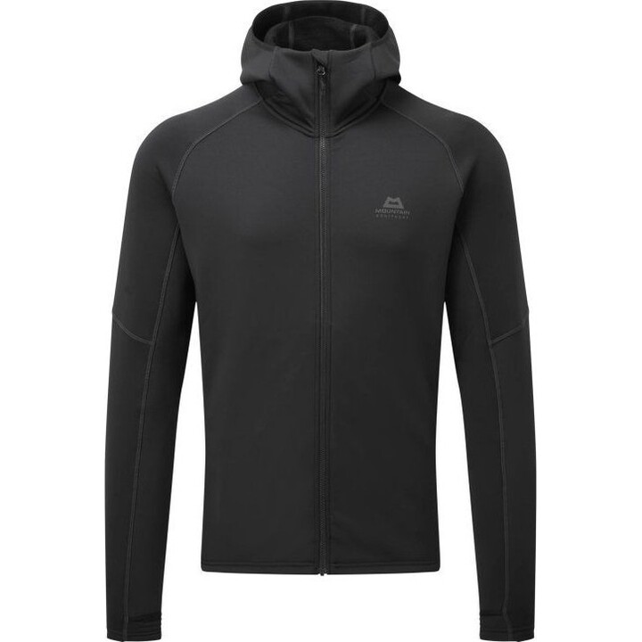 Chaqueta con capucha Mountain Equipment Jorasses, sudadera de trekking - negra, talla: XL