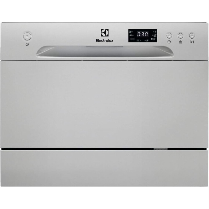 Electrolux ESF2400OS, Lavavajillas independiente compacto para 6 cubiertos con programas de ahorro, Plata