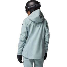 Chaqueta de esquí Columbia Platinum Peak II 3L Shell para mujer - Azul claro Talla: S
