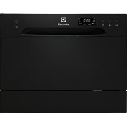 Electrolux ESF2400OS, Lavavajillas independiente compacto para 6 cubiertos con programas de ahorro Negro