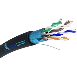 Extralink Category 6A U/UTP Unshielded Twisted Pair Indoor Network Installation Cable 305m
