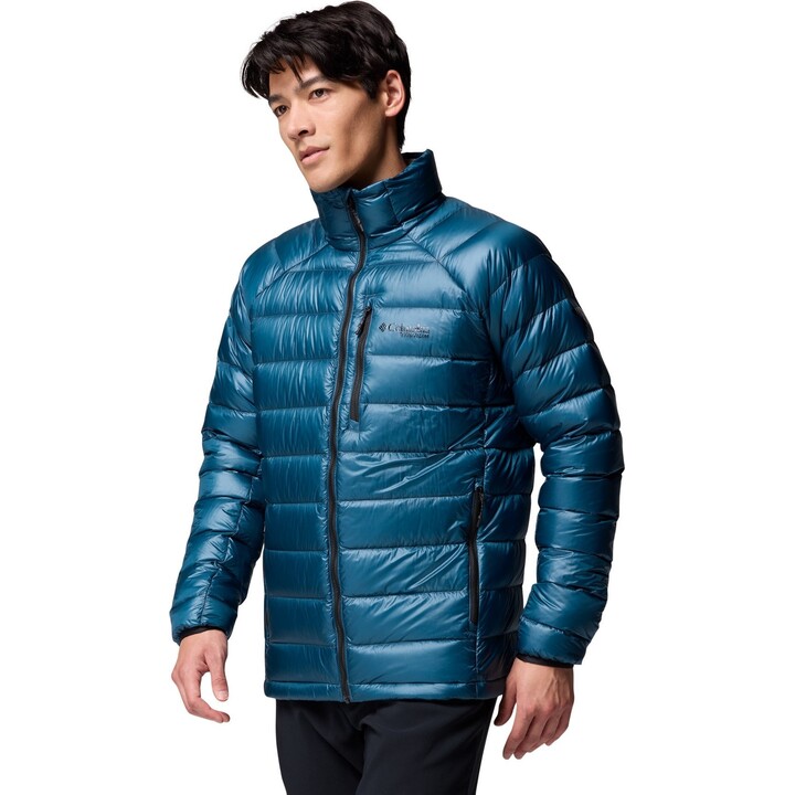 Kurtka ocieplana Columbia Arctic Crest Down Jacket - everblue rozmiar: m