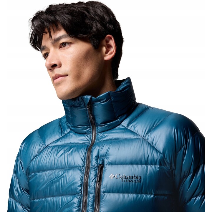 Kurtka ocieplana Columbia Arctic Crest Down Jacket - everblue rozmiar: m