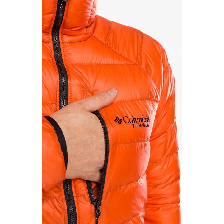 Kurtka puchowa Columbia Arctic Crest Down Jacket - zing rozmiar: s