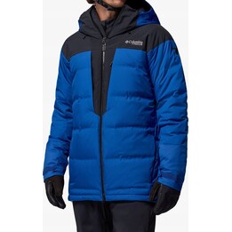 Chaqueta de plumas Columbia Glacier Ridge - azul montaña/negro talla: l