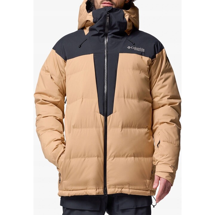 Columbia Glacier Ridge Down Jacket - Canoe/Black Size: L