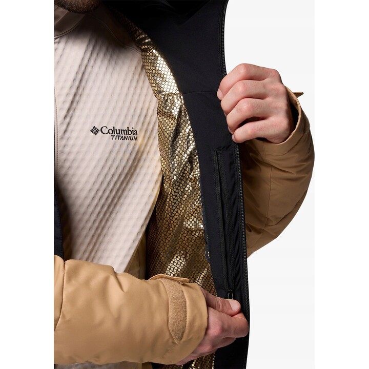 Kurtka narciarska Columbia Glacier Ridge Down Jacket - canoe/black rozmiar: l