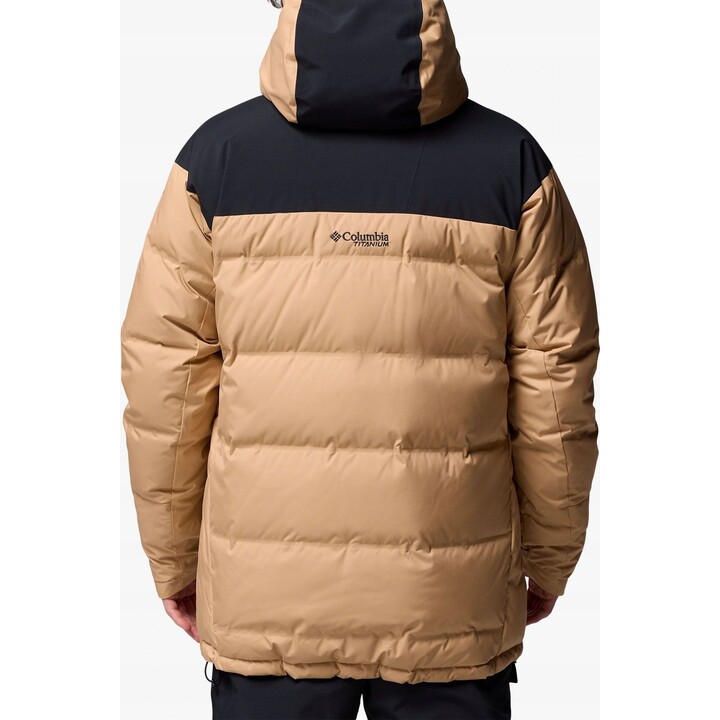 Columbia Glacier Ridge Down Jacket - Canoe/Black, Size: M