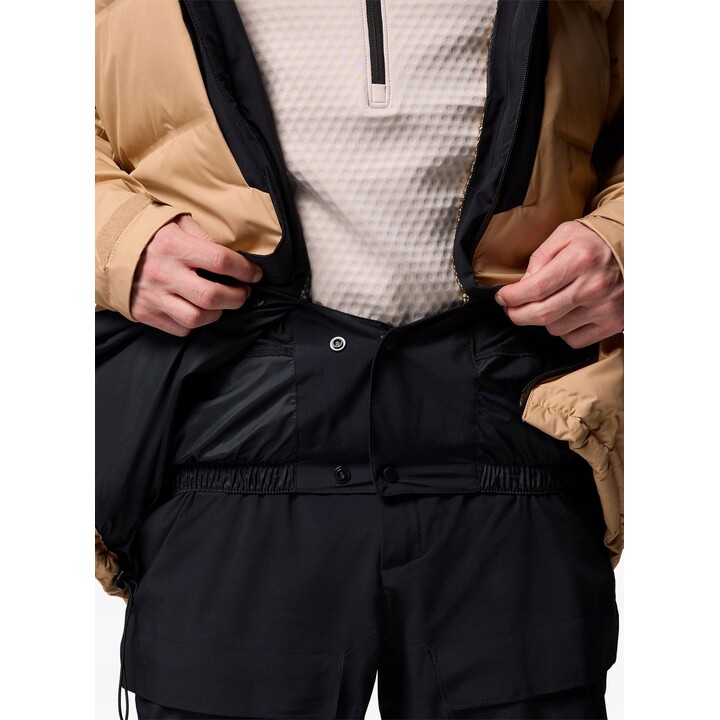 Columbia Glacier Ridge Down Jacket - Canoe/Black, Size: M