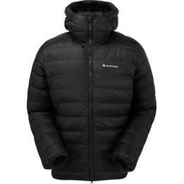 Chaqueta de plumas con capucha Montane Alpine 850 - Negra Talla: L