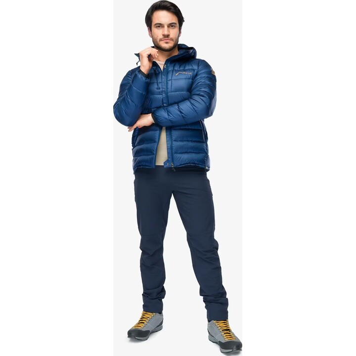 Kurtka puchowa damska Małachowski Climber - navy/navy rozmiar: m