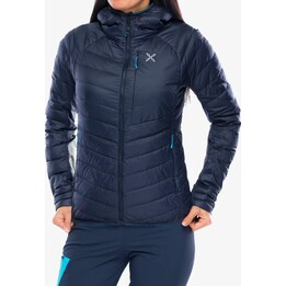 Chaqueta de plumas Montura Pure Duvet para mujer - Azul grafito/turquesa Talla: M