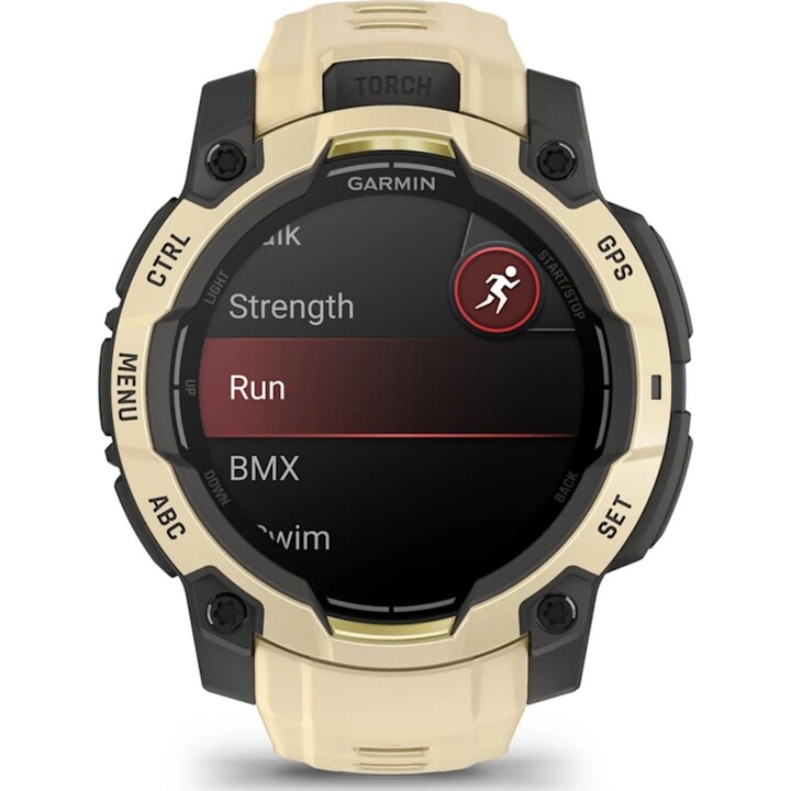 Garmin Instinct 3 AMOLED GPS 45 mm silicone citrino/grigio
