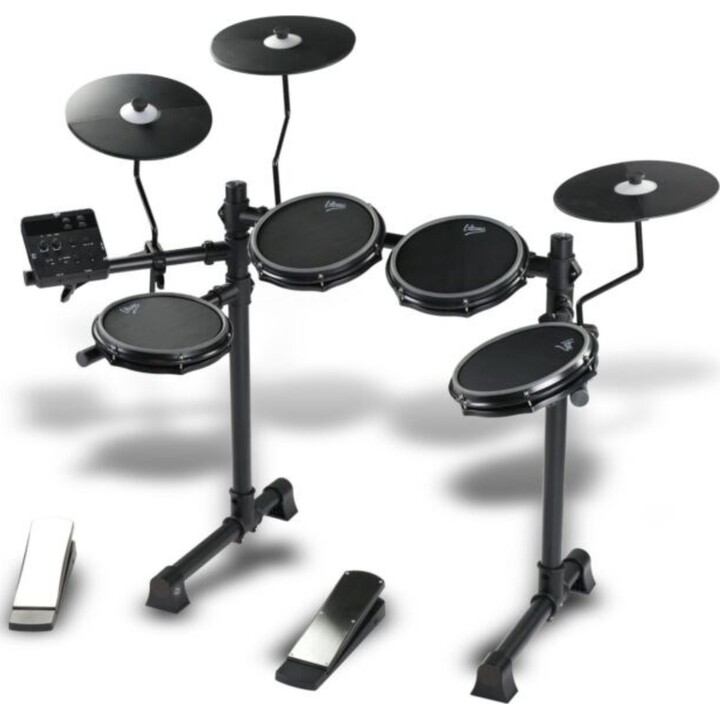 Bateria eletrônica V-TONE ELD1 de 7 polegadas com iluminação traseira
