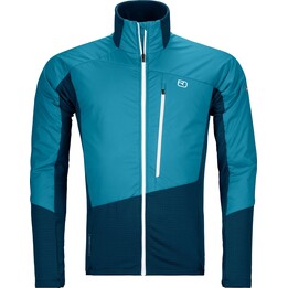 Ortovox Westalpen Swisswool Hybrid Jacket - Mountain Blue, Size: L