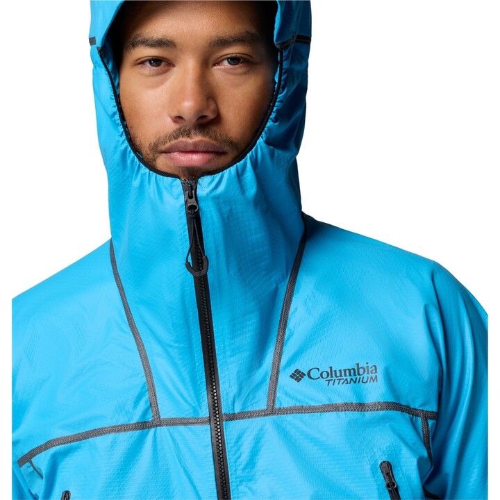 Kurtka przeciwdeszczowa Columbia Cassiar Pro ODX Shell - compass blue rozmiar: m