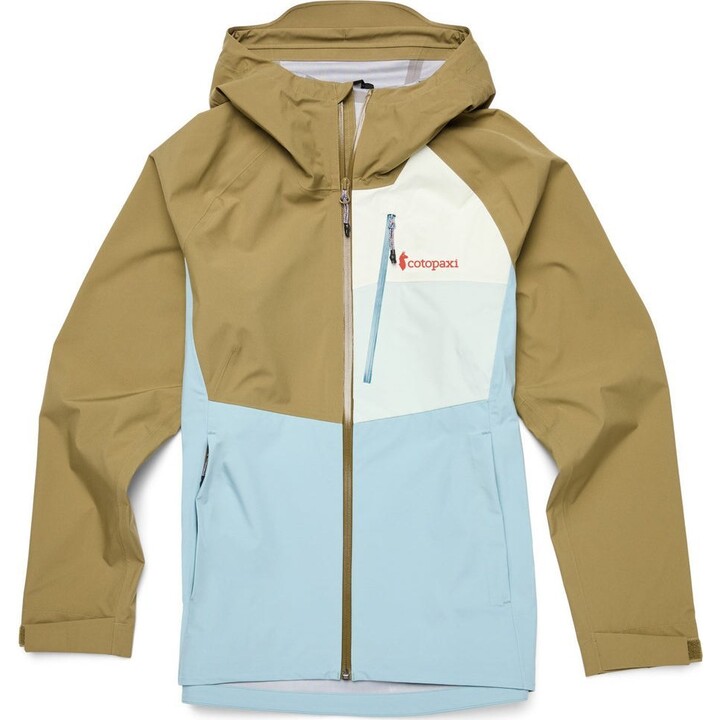 Giacca impermeabile da donna Cotopaxi Impermeo 3L con cappuccio - Colore muschio/roccia marina, taglia: S