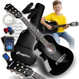 SUPRIMO JRC SET BK chitarra classica 1/4 nera per bambini