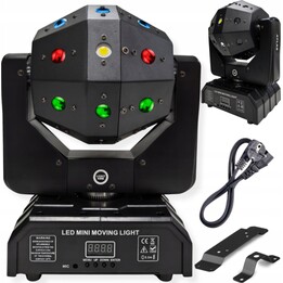 LIGHT4ME ATLAS ruchomy multiefekt świetlny 4w1 LED