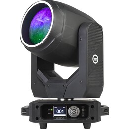 Projecteur à tête mobile LED Light4Me Focus 200 W avec anneau lumineux