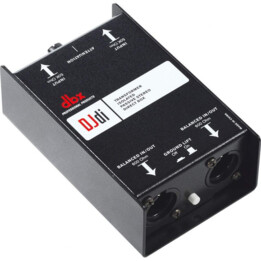 dbx DBXDJDI Direct Box Passive Injection Box Black