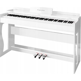 Digitalpiano Kruger&Matz KMDP-135, Farbe Weiß Hochglanz