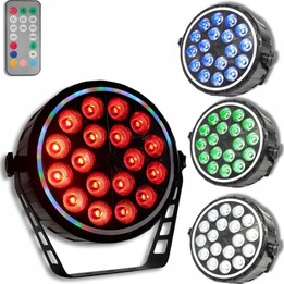 LIGHT4ME RING PAR 18 RGBW reflektor sceniczny efek